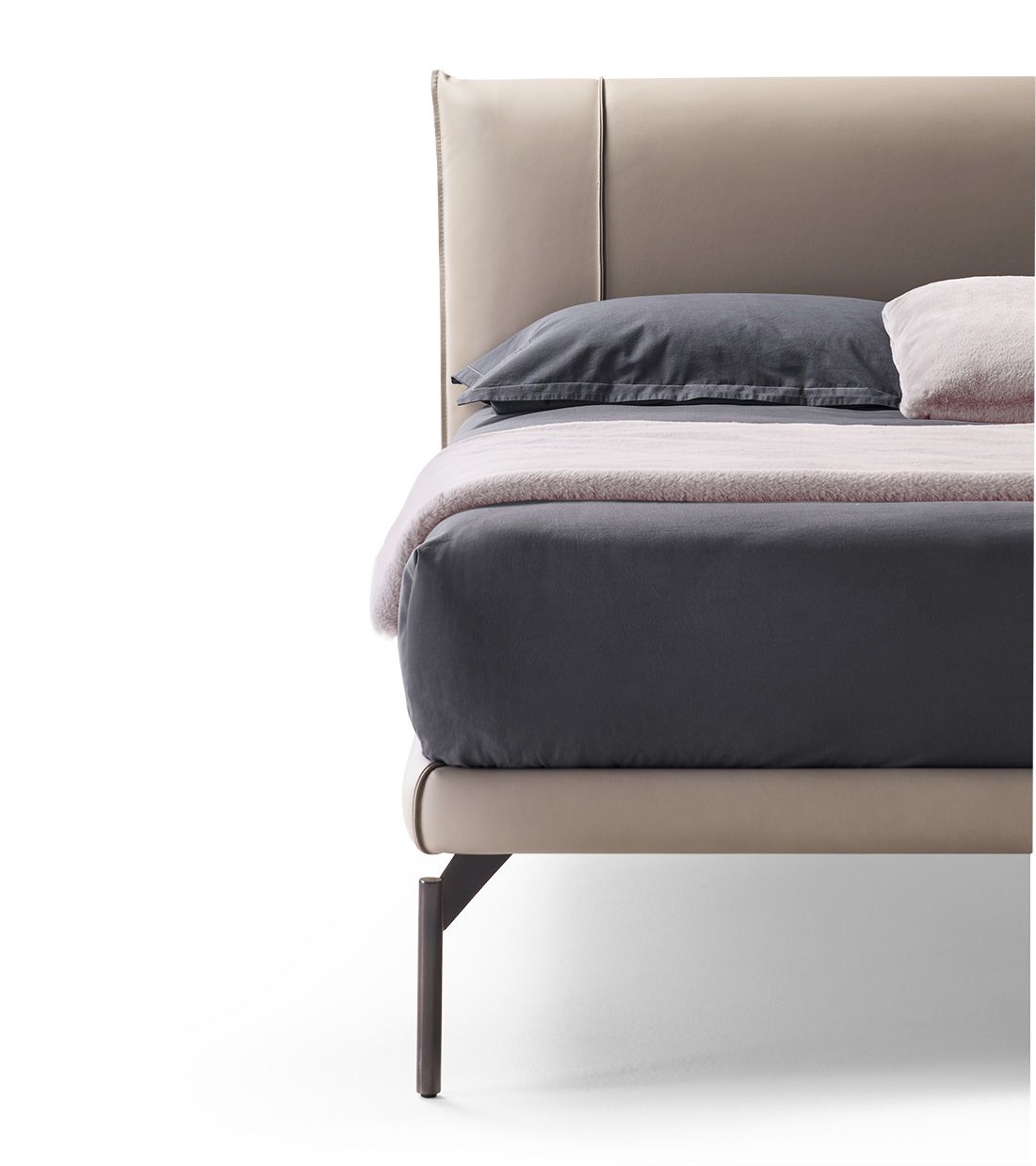 Letto imbottito con contenitore matrimoniale SAKURA di Rosini Night in promozione e in pronta consegna - immagine 7