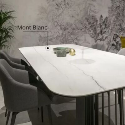 la cucina e il Piano di lavoro Top in pietra Gres, Quarzo o Marmo